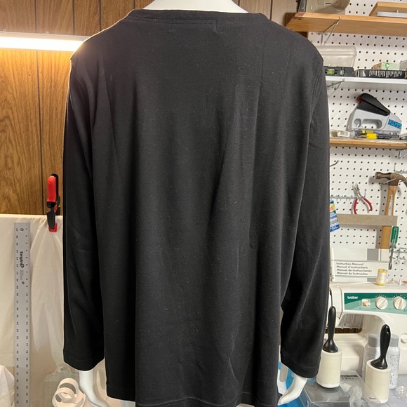 EUC Marisa Christina long sleeve Christmas Tshirt sz Large - Picture 3 of 3